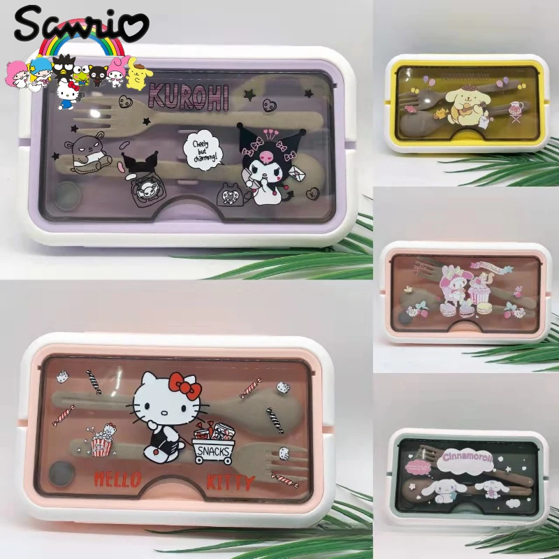 Small 1100ml Sanrio Cartoon Student Lunch Box Hello Kitty Kuromi Mymelody Cinnamoroll Kawaii Cutlery Square Plastic Lunch Box
Small 1100ml Sanrio Cartoon Student Lunch Box Hello Kitty Kuromi Mymelody Cinnamoroll Kawaii Cutlery Square Plastic Lunch Box