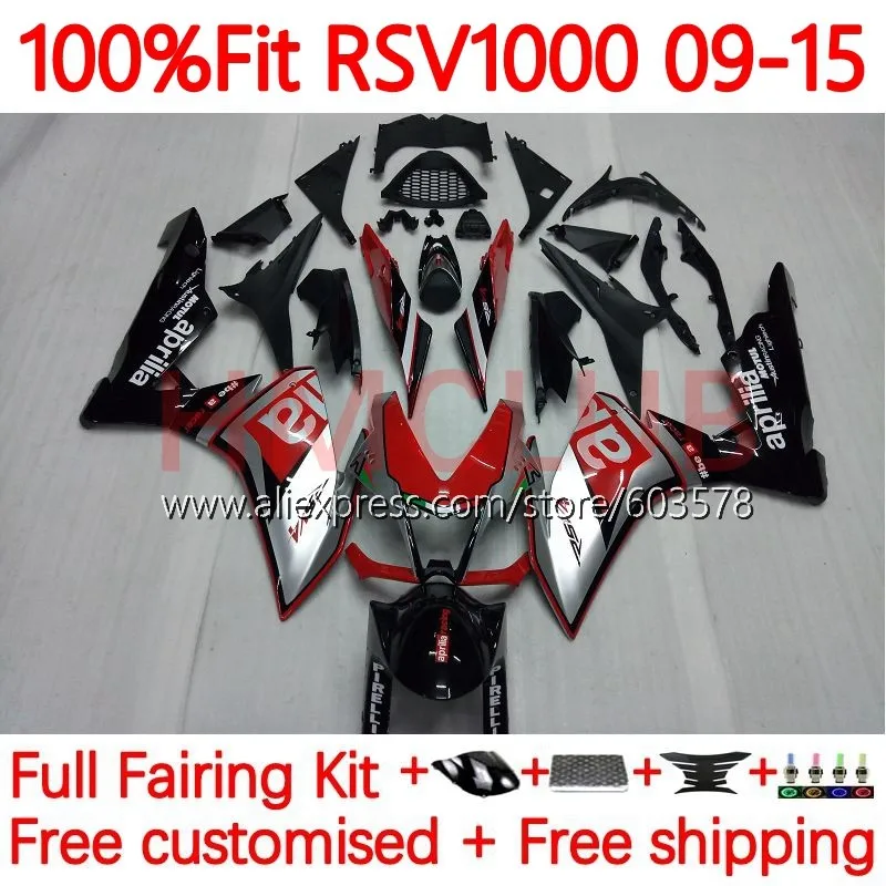 Injection For Aprilia RS4 RSV 1000 R RSV1000 2010 2011 2012 2013 2015 RSV1000R 09 10 11 12 13 14 15 Fairing 161No.56 red silvery
Injection For Aprilia RS4 RSV 1000 R RSV1000 2010 2011 2012 2013 2015 RSV1000R 09 10 11 12 13 14 15 Fairing 161No.56 red silvery