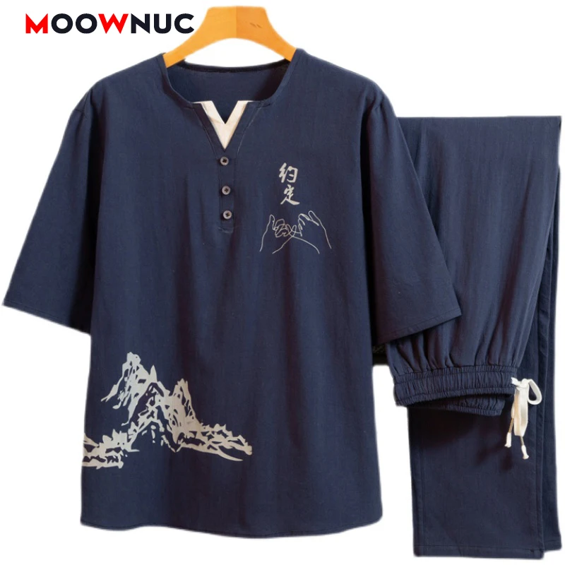 Men's Casual Sets Summer T-shirt + Pant 2022 Sportswear Spring Fashion Male Tracksuits Jogger Sweatshirt Hombre Fit 2-Piece Set
Men's Casual Sets Summer T-shirt + Pant 2022 Sportswear Spring Fashion Male Tracksuits Jogger Sweatshirt Hombre Fit 2-Piece Set