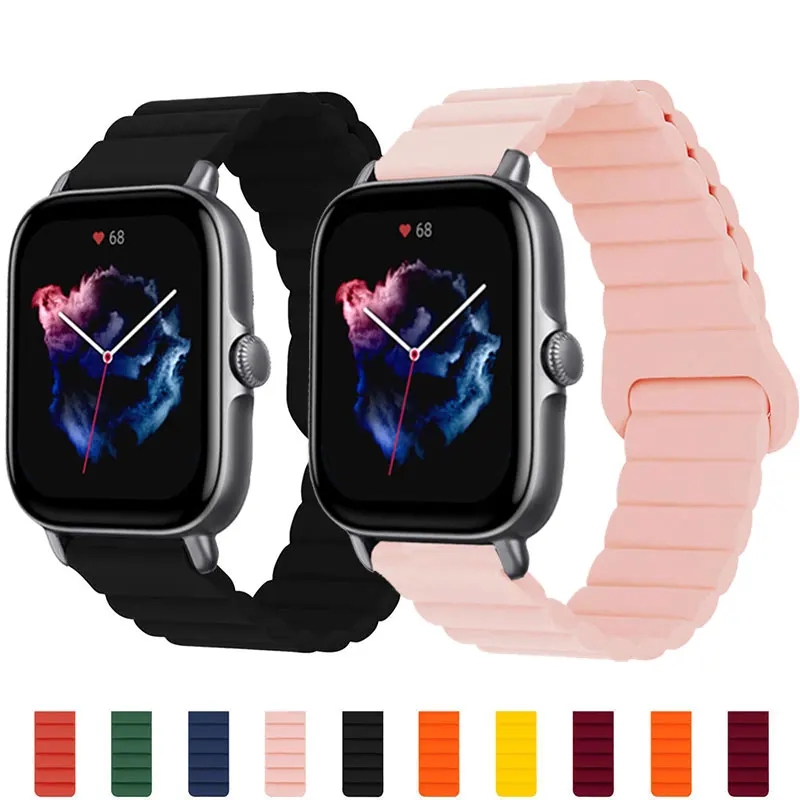 20mm/22mm Silicone band For Amazfit bip strapSport Watch Bracelet Amazfit GTS 3/Pro/2/2e Mini/GTR 3 42mm/47mm/GTR2/stratos 2/3
20mm/22mm Silicone band For Amazfit bip strapSport Watch Bracelet Amazfit GTS 3/Pro/2/2e Mini/GTR 3 42mm/47mm/GTR2/stratos 2/3