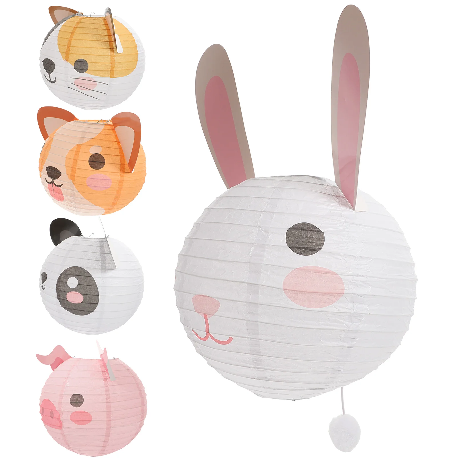 5 шт., бумажные фонари в виде животных
5 шт., бумажные фонари в виде животных