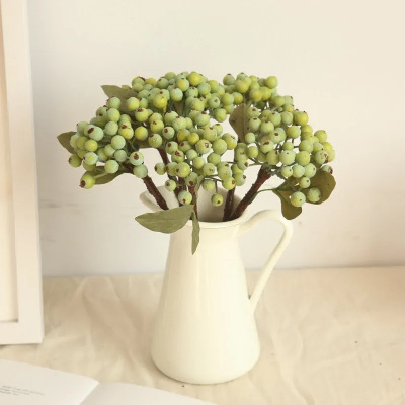 Nordic Green Bean Branch Berry Combination Cross-Border Artificial Flower Home Decoration Fake Flower for Wedding
Nordic Green Bean Branch Berry Combination Cross-Border Artificial Flower Home Decoration Fake Flower for Wedding