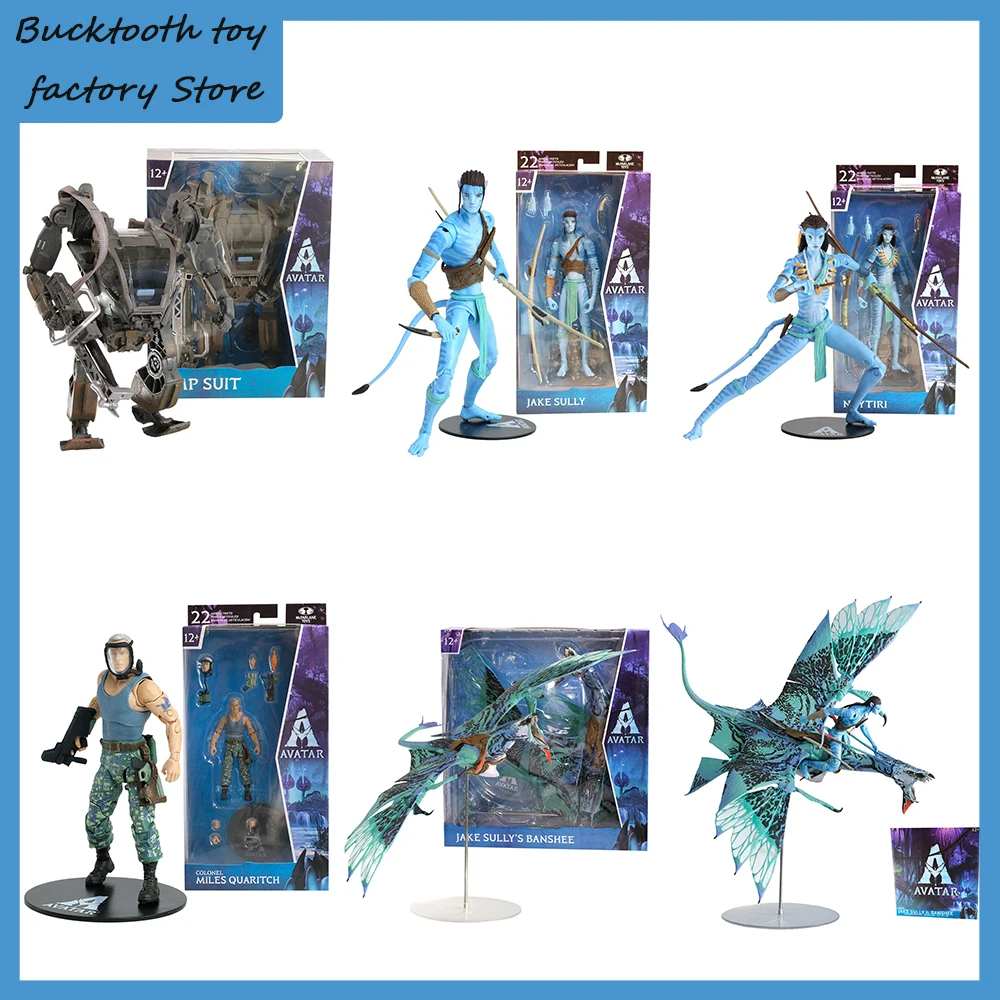 Original Mcfarlane Avatar Anime Figure Jake Sully Movie PVC Statue Action Figurine Neytiri Miles Quaritch Colonel Banshee Model
Original Mcfarlane Avatar Anime Figure Jake Sully Movie PVC Statue Action Figurine Neytiri Miles Quaritch Colonel Banshee Model