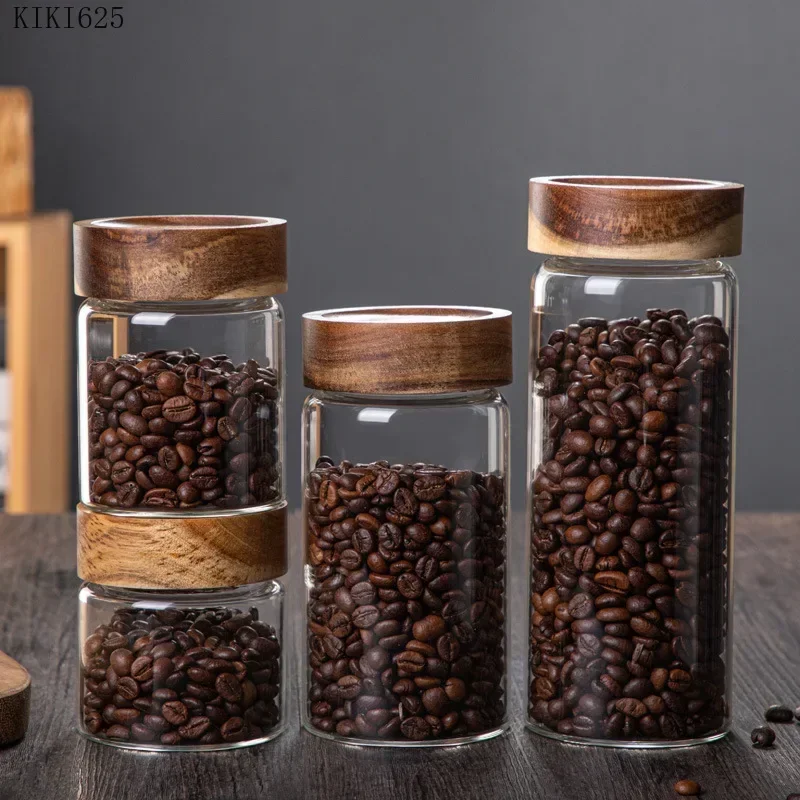 Bottle Wooden Storage Storage Sundries Bean Container Jar Lid Spiral Storage Can Home Coffee Kitchen Tea Food Decor Modern Glass
Bottle Wooden Storage Storage Sundries Bean Container Jar Lid Spiral Storage Can Home Coffee Kitchen Tea Food Decor Modern Glass