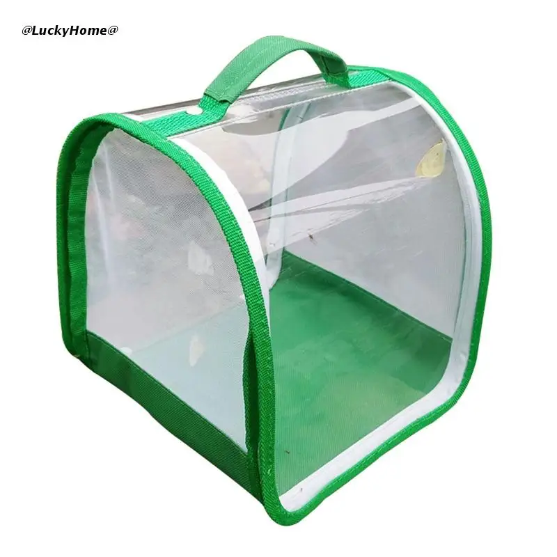 Foldable Breeding Insect Cage with Handle and Zipper 360-degree Transparent for Outdoor Garden Yard Butterfly Cages Net
Foldable Breeding Insect Cage with Handle and Zipper 360-degree Transparent for Outdoor Garden Yard Butterfly Cages Net