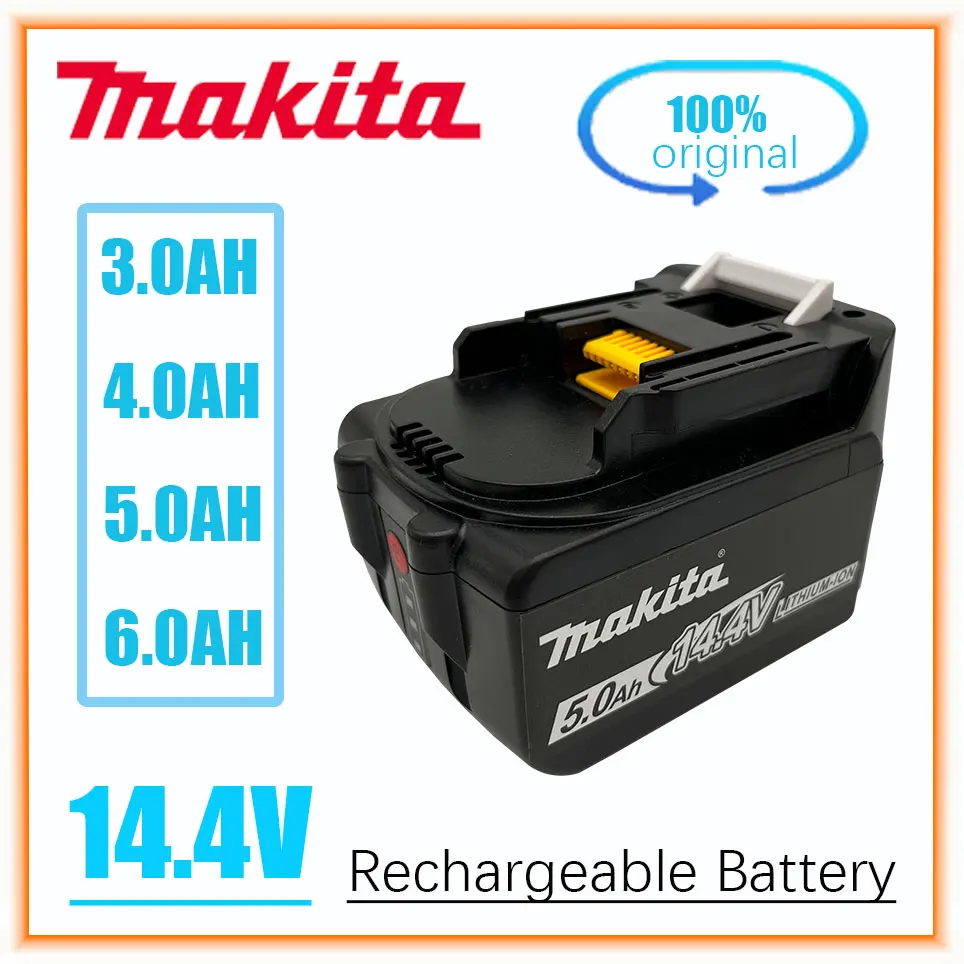 Makita LED indicator rechargeable battery for BL1430 BL1415 BL1440 196875-4 194558-0 195444-8 3.0AH 4.0Ah 5.0AH 6.0Ah 14.4V
Makita LED indicator rechargeable battery for BL1430 BL1415 BL1440 196875-4 194558-0 195444-8 3.0AH 4.0Ah 5.0AH 6.0Ah 14.4V