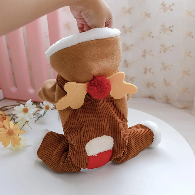 Dog Clothes Winter Clothes Pet Supplies Clothing Puppy New Four-legged Elk Cotton-padded Clothes Spring and Autumn Dog Clothing
Dog Clothes Winter Clothes Pet Supplies Clothing Puppy New Four-legged Elk Cotton-padded Clothes Spring and Autumn Dog Clothing