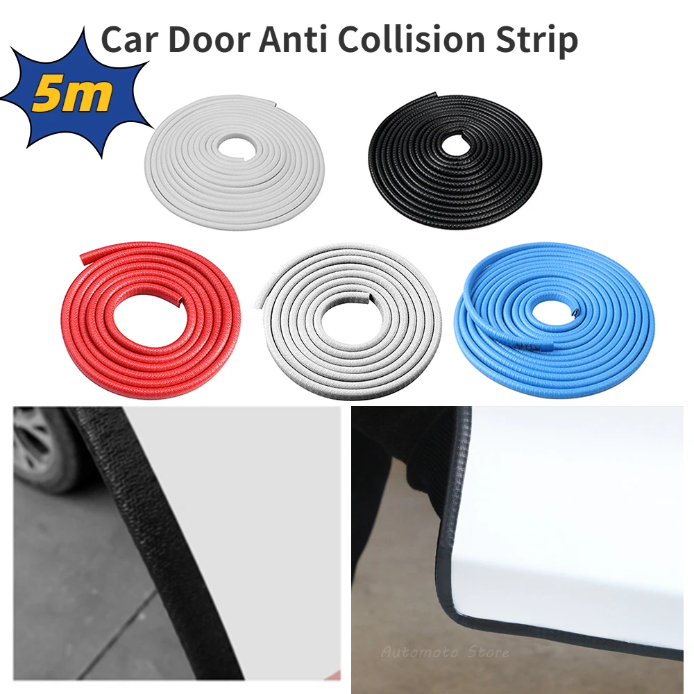 5M Car Door Anti Collision Strip with Steel Disc Bumper Trim Edge Scratch Protector Strip Sealing Guard Styling Car Decor
5M Car Door Anti Collision Strip with Steel Disc Bumper Trim Edge Scratch Protector Strip Sealing Guard Styling Car Decor