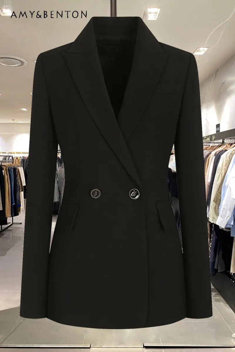 Fashion Slim Fit Slimming Long-Sleeved Suit Jacket Women's New Temperament Spring Autumn Professional Casual Niche Suit Coat
Fashion Slim Fit Slimming Long-Sleeved Suit Jacket Women's New Temperament Spring Autumn Professional Casual Niche Suit Coat