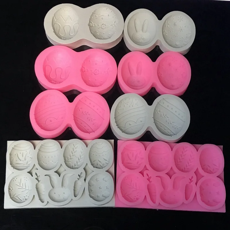 Easter Silicone Mold Easter Rabbit Bunny Colored Egg Mould DIY Baking Jelly Pudding Chocolate Cake Tool Handmade Soap Mold
Easter Silicone Mold Easter Rabbit Bunny Colored Egg Mould DIY Baking Jelly Pudding Chocolate Cake Tool Handmade Soap Mold