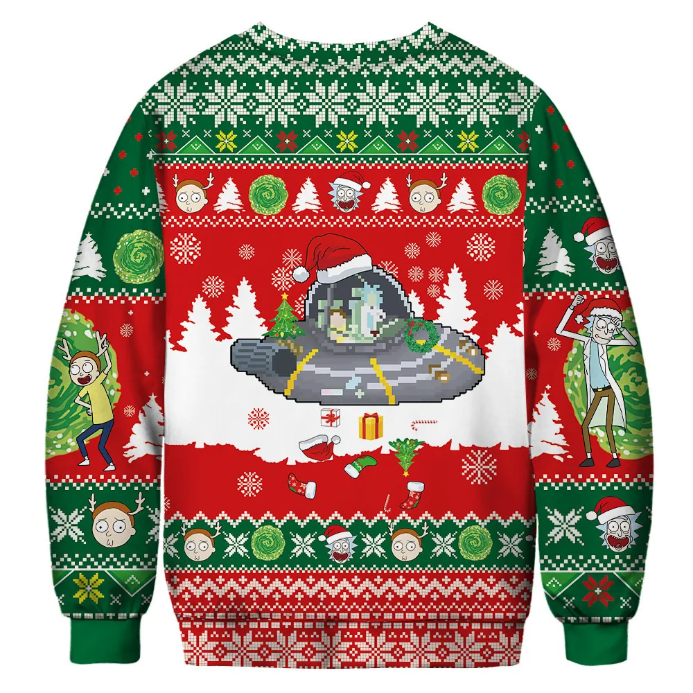 3D Spring and Autumn New Fashion Christmas Round Neck Casual Funny Santa Claus Men's Digital Printing Couple Clothing
3D Spring and Autumn New Fashion Christmas Round Neck Casual Funny Santa Claus Men's Digital Printing Couple Clothing