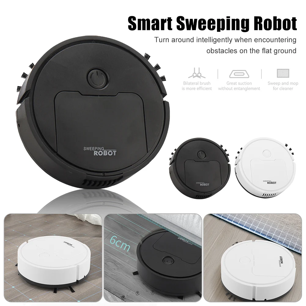 ABS Smart Sweeping Robot Vacuum Cleaner Wireless Sweep And Wet Mopping Intelligent Automatic Home Cleaning Machine
ABS Smart Sweeping Robot Vacuum Cleaner Wireless Sweep And Wet Mopping Intelligent Automatic Home Cleaning Machine