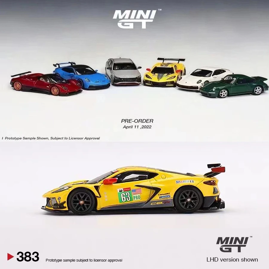 Pre-Order MINI GT 1:64 Model Car Chevrolet Corvette C8.R #63 Alloy Die-Cast Running Car #383-LHD
Pre-Order MINI GT 1:64 Model Car Chevrolet Corvette C8.R #63 Alloy Die-Cast Running Car #383-LHD