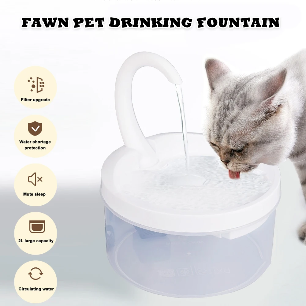 New Intelligent Cat Drinking Water Fountain Automatic Circulating Water Dispenser USB Powered LED Drinker Feeder Filter for Pet
New Intelligent Cat Drinking Water Fountain Automatic Circulating Water Dispenser USB Powered LED Drinker Feeder Filter for Pet