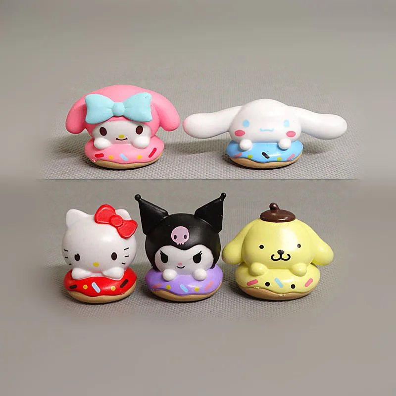 5Pcs-Set 4-5CM My Melody Anime Figure Kawaii Melody Kuromi Kt Cat Action Figures Collection Pvc Model Gifts For Children
5Pcs-Set 4-5CM My Melody Anime Figure Kawaii Melody Kuromi Kt Cat Action Figures Collection Pvc Model Gifts For Children