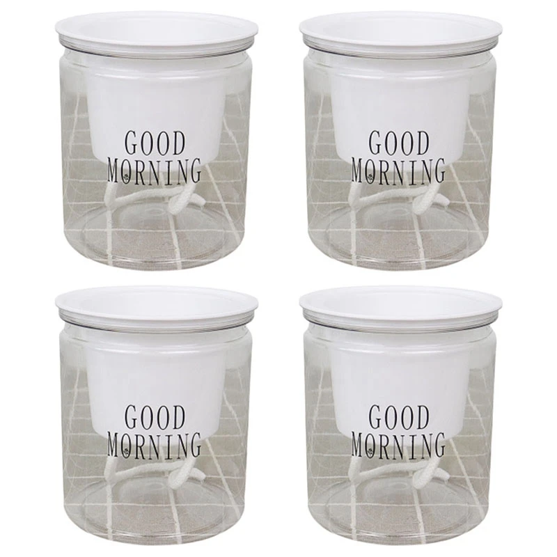 4X Self-Watering Flowerpot Automatic Water Absorption Succulent Aquaculture Transparent Round Plastic Hydroponic
4X Self-Watering Flowerpot Automatic Water Absorption Succulent Aquaculture Transparent Round Plastic Hydroponic