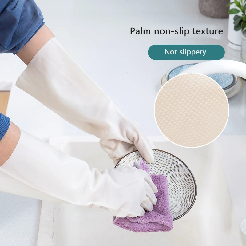 A Pair Of Household Kitchen Dishwashing Gloves Durable Washing Dishes Clothe Rubber Leather Waterproof Gloves Home Cleaning Tool
A Pair Of Household Kitchen Dishwashing Gloves Durable Washing Dishes Clothe Rubber Leather Waterproof Gloves Home Cleaning Tool