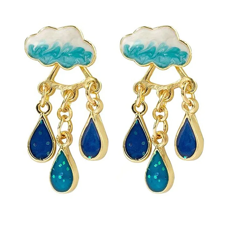 Original Cute Cloud Blue Raindrop Dangle Earrings for Women 2022 Sweet White Glaze Rain Charming Drop Earrings Jewelry Earings
Original Cute Cloud Blue Raindrop Dangle Earrings for Women 2022 Sweet White Glaze Rain Charming Drop Earrings Jewelry Earings