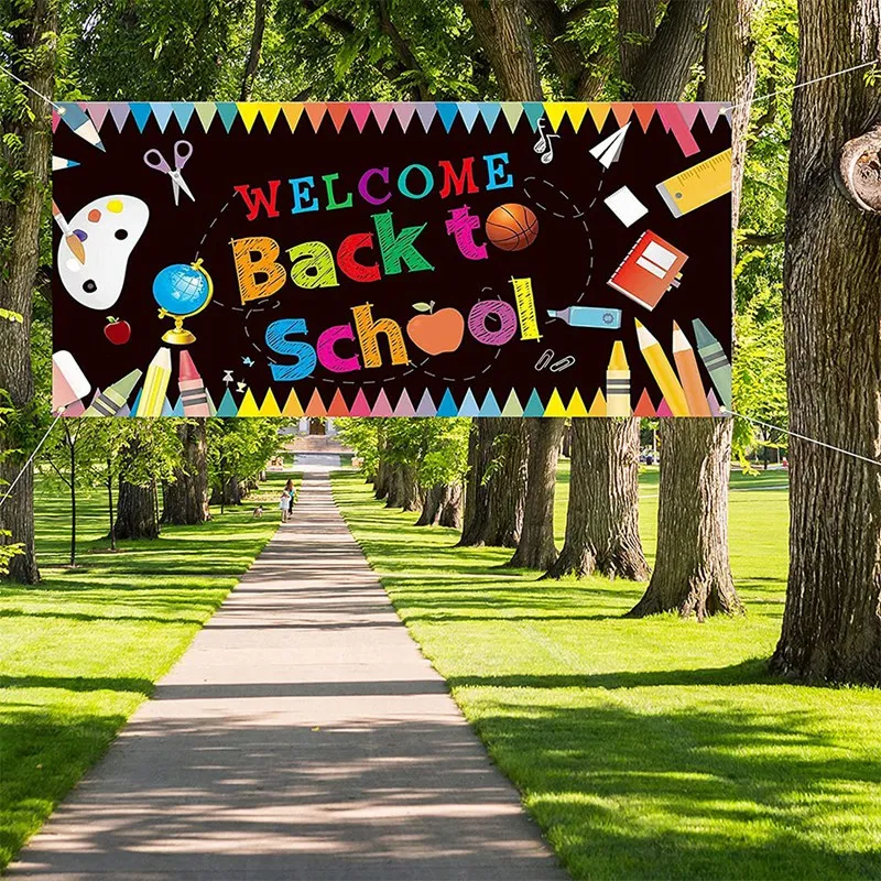 Welcome Back To School Banner, First Day Of School Backdrop Banner ,Welcome Back To School Party Decorations Supplies
Welcome Back To School Banner, First Day Of School Backdrop Banner ,Welcome Back To School Party Decorations Supplies
