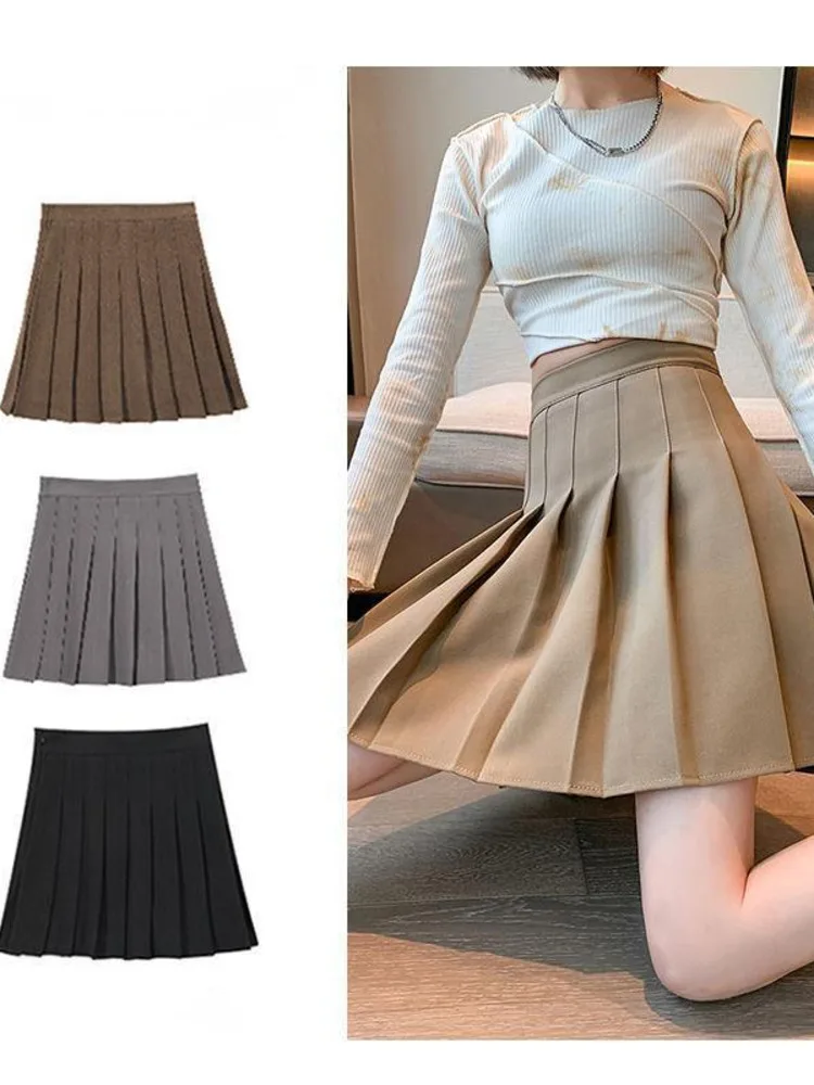 Женская юбка-трапеция с завышенной талией, Корейская шикарная короткая юбка в стиле Харадзюку в стиле преппи, Новинка лета 2022
Женская юбка-трапеция с завышенной талией, Корейская шикарная короткая юбка в стиле Харадзюку в стиле преппи, Новинка лета 2022