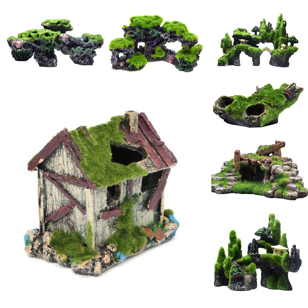 Tree House Cave Fish Tank Decoration Accessories Moss Tree House Cave For Little Fish Vividly Outdoor Decoration Sculptures
Tree House Cave Fish Tank Decoration Accessories Moss Tree House Cave For Little Fish Vividly Outdoor Decoration Sculptures