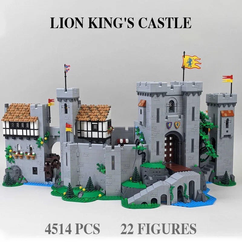 New Moc 4514 Pcs Lion King Castle Building Blocks Bricks Education Kids Christmas Birthday Gifts Toy Compatible 10305
New Moc 4514 Pcs Lion King Castle Building Blocks Bricks Education Kids Christmas Birthday Gifts Toy Compatible 10305