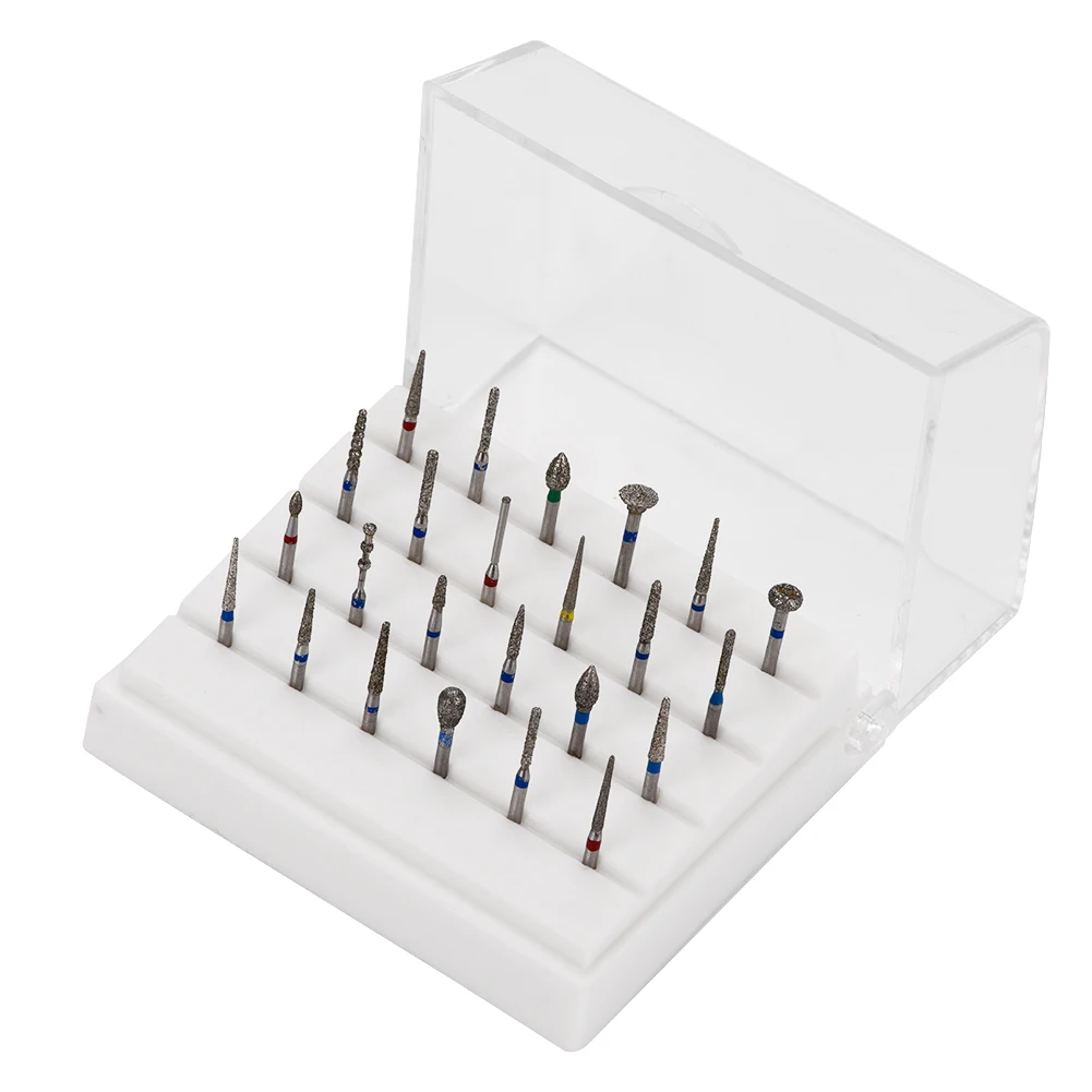 24 Holes Dental Burs Holder + Dental Diamond Burs Drill High Speed Block Alloy Autoclavable Box
24 Holes Dental Burs Holder + Dental Diamond Burs Drill High Speed Block Alloy Autoclavable Box
