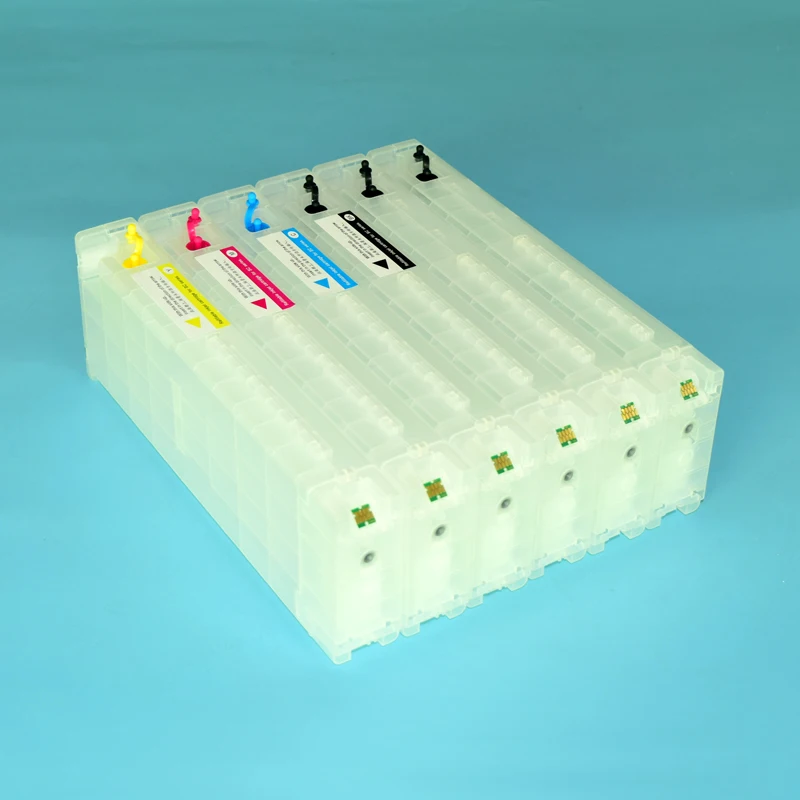 700ml Refillable Ink Cartridge With Compatible Chip For Epson SureColor F2000 F2100 SC-F2000 SC-F2100 T7251-T7254 T725A00 Chips
700ml Refillable Ink Cartridge With Compatible Chip For Epson SureColor F2000 F2100 SC-F2000 SC-F2100 T7251-T7254 T725A00 Chips