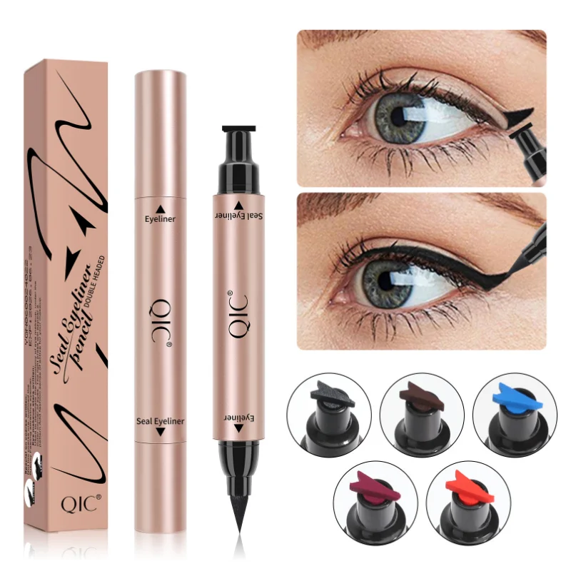 Colorful Magic Black Stamp Eyeliner Double Head Waterproof Long-lasting Eye Makeup Cosmetics Triangle Wing Eyeliner Stamp
Colorful Magic Black Stamp Eyeliner Double Head Waterproof Long-lasting Eye Makeup Cosmetics Triangle Wing Eyeliner Stamp
