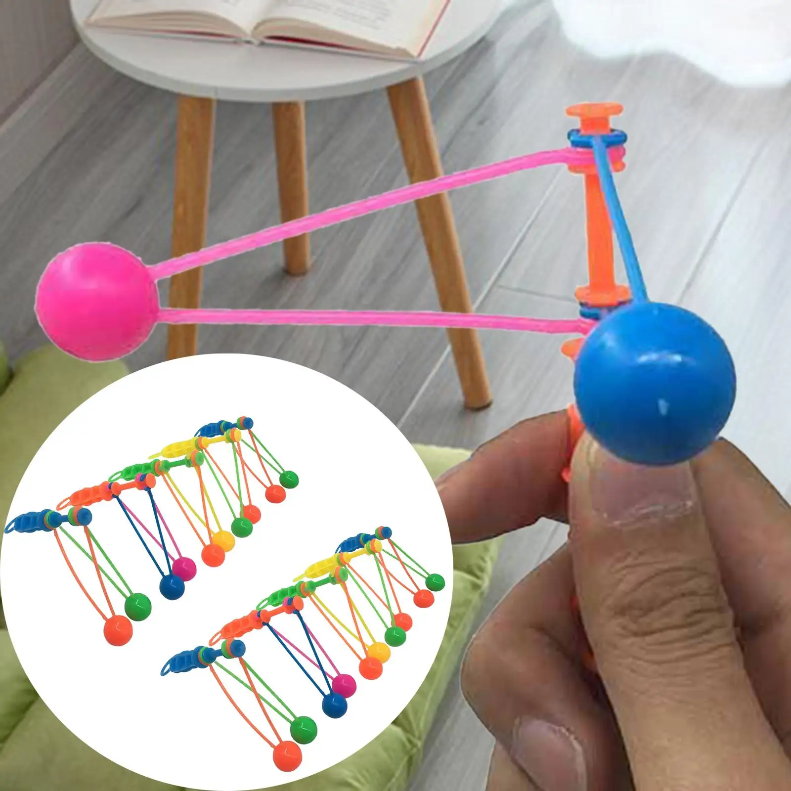 10x Novelty Swing Bump Ball Toy Party Favors Easter Basket Stuffers Birthday Gift Swing Bump Ball On A String for Adults Teens
10x Novelty Swing Bump Ball Toy Party Favors Easter Basket Stuffers Birthday Gift Swing Bump Ball On A String for Adults Teens
