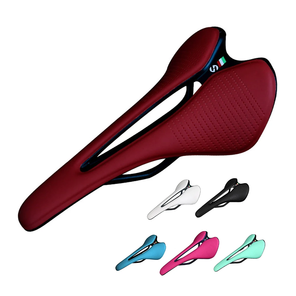 MTB Bike Seat Cushion Breathable Bike Saddle Hollow Narrow Saddle Seats Cycling Parts For Men Women PU Ultralight Racing Saddle
MTB Bike Seat Cushion Breathable Bike Saddle Hollow Narrow Saddle Seats Cycling Parts For Men Women PU Ultralight Racing Saddle