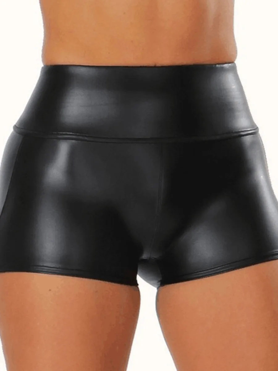 LW High Waist Faux Leather Basic Shorts PU Straight Leg Sexy Solid Skinny Elastic-waist Stretch S-5XL Night Clubwear Women Pants
LW High Waist Faux Leather Basic Shorts PU Straight Leg Sexy Solid Skinny Elastic-waist Stretch S-5XL Night Clubwear Women Pants