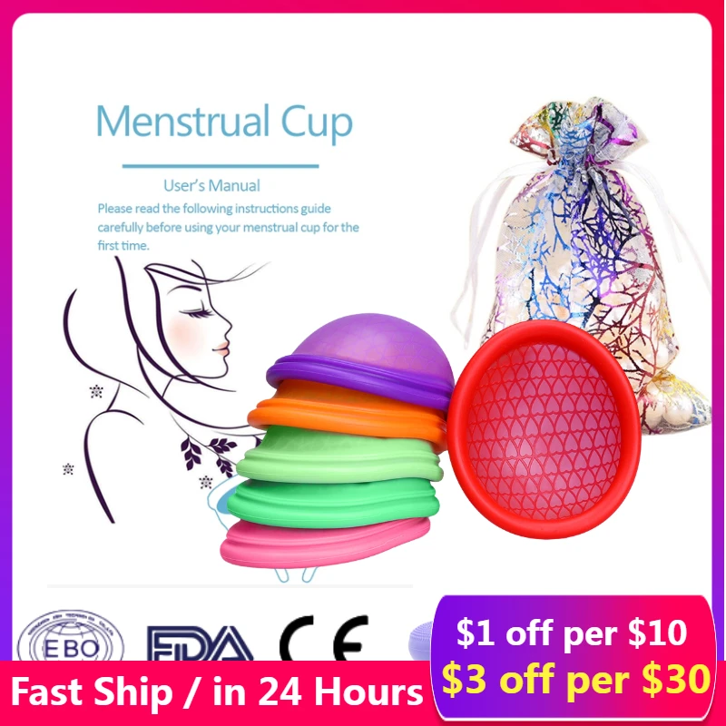 

2022 NEW Reusable Menstrual Disc with Flat-fit Design Extra-Thin Sterilizing Silicone Menstrual Disk period copa for women