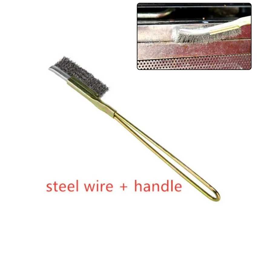 1pcs Wire Brass Steel Nylon Brush Mini Brushes Micro Rust Remover Paint Remove Metal Scrubbing Polishing Burring Brush
1pcs Wire Brass Steel Nylon Brush Mini Brushes Micro Rust Remover Paint Remove Metal Scrubbing Polishing Burring Brush