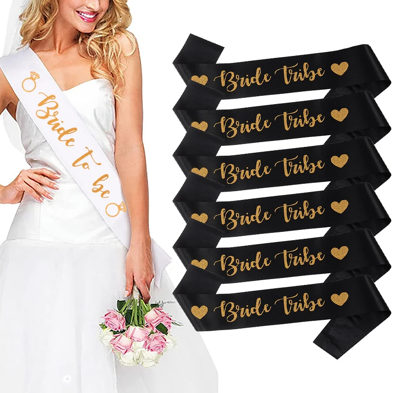 Bride To Be Team Bride Tribe Satin Sash for Wedding Engagement Bridal Shower Decorations Bachelorette Hen Party Supplies Gift
Bride To Be Team Bride Tribe Satin Sash for Wedding Engagement Bridal Shower Decorations Bachelorette Hen Party Supplies Gift