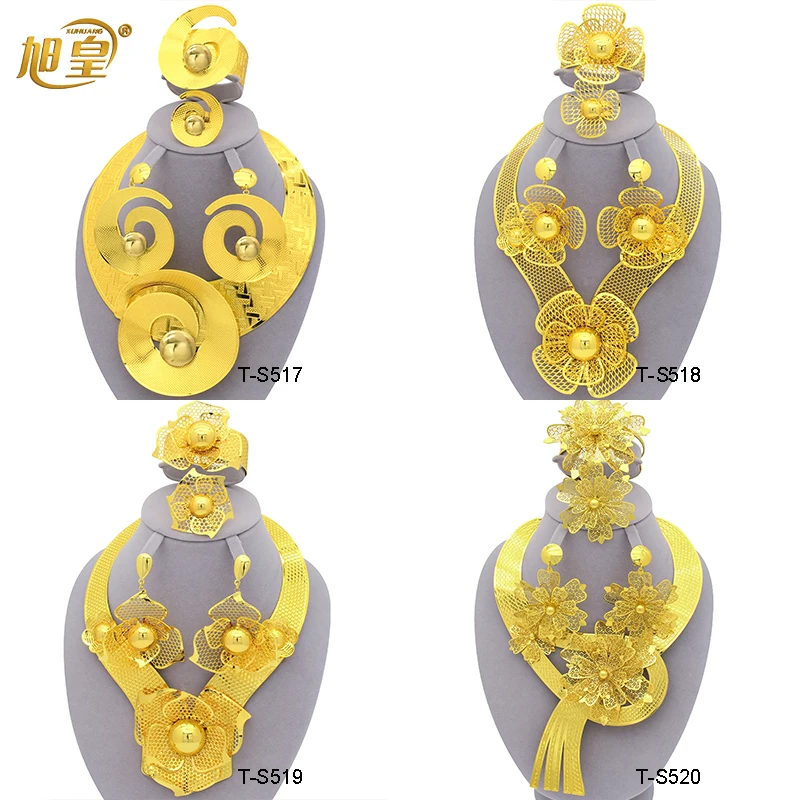 ANIID Dubai Jewelry Sets For Women Vintage Flower Charms 18K Gold Plated Necklace Earrings Ring Bracelet Set Bride Wedding Gifts
ANIID Dubai Jewelry Sets For Women Vintage Flower Charms 18K Gold Plated Necklace Earrings Ring Bracelet Set Bride Wedding Gifts
