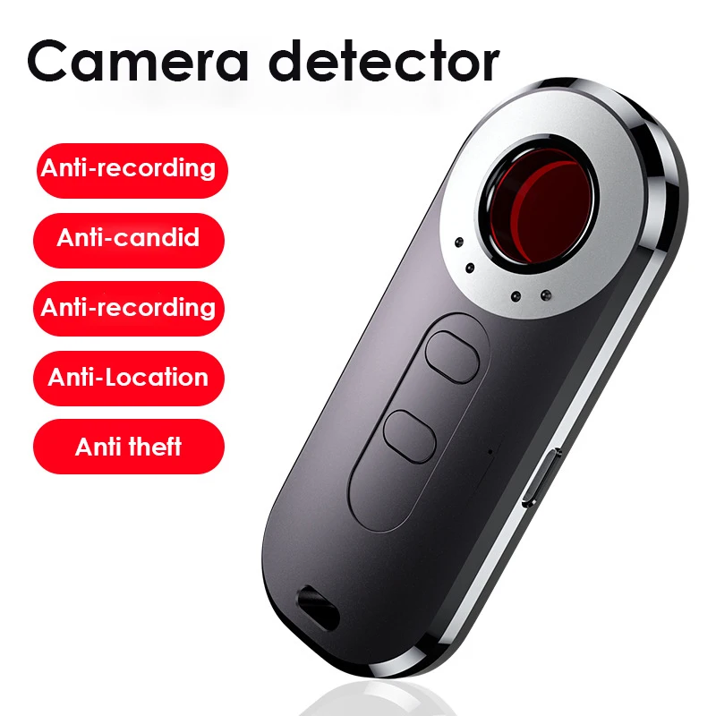 

Портативный мини-детектор камеры, антиcandid, детектор камеры, Hotel Cam Finder с сигнализацией, анти-Candid, инфракрасный сканер AK400, сканер