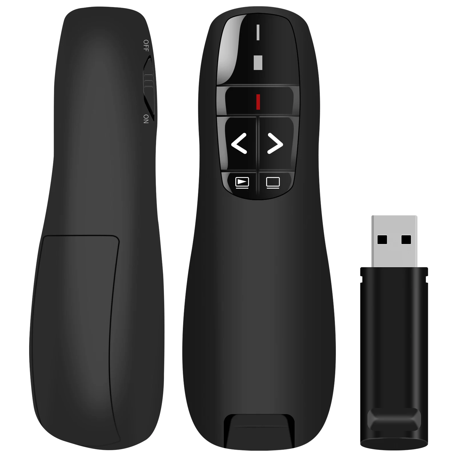 Presentation Clicker Wireless Presenter Battery Operated PowerPoint Remote Clicker with Red Pointer USB PPT Slide Advancer 100Ft
Presentation Clicker Wireless Presenter Battery Operated PowerPoint Remote Clicker with Red Pointer USB PPT Slide Advancer 100Ft