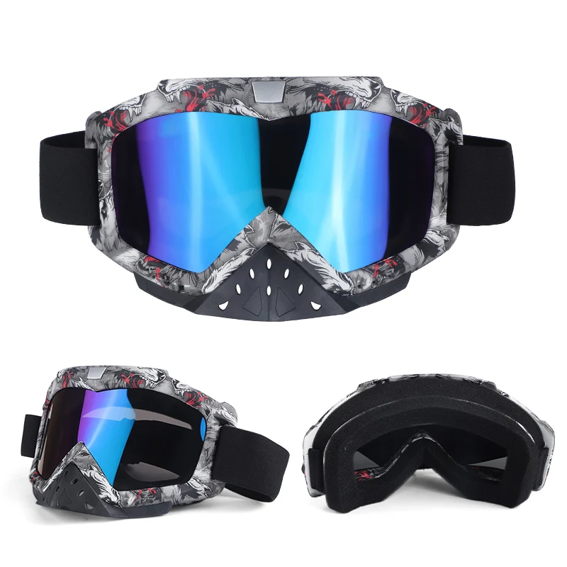 Motorcycle Goggles Glasses Universal Motocross Masque Helmets Goggles Ski Sport Gafas For Motorcycle Dirt Bike Accessories
Motorcycle Goggles Glasses Universal Motocross Masque Helmets Goggles Ski Sport Gafas For Motorcycle Dirt Bike Accessories