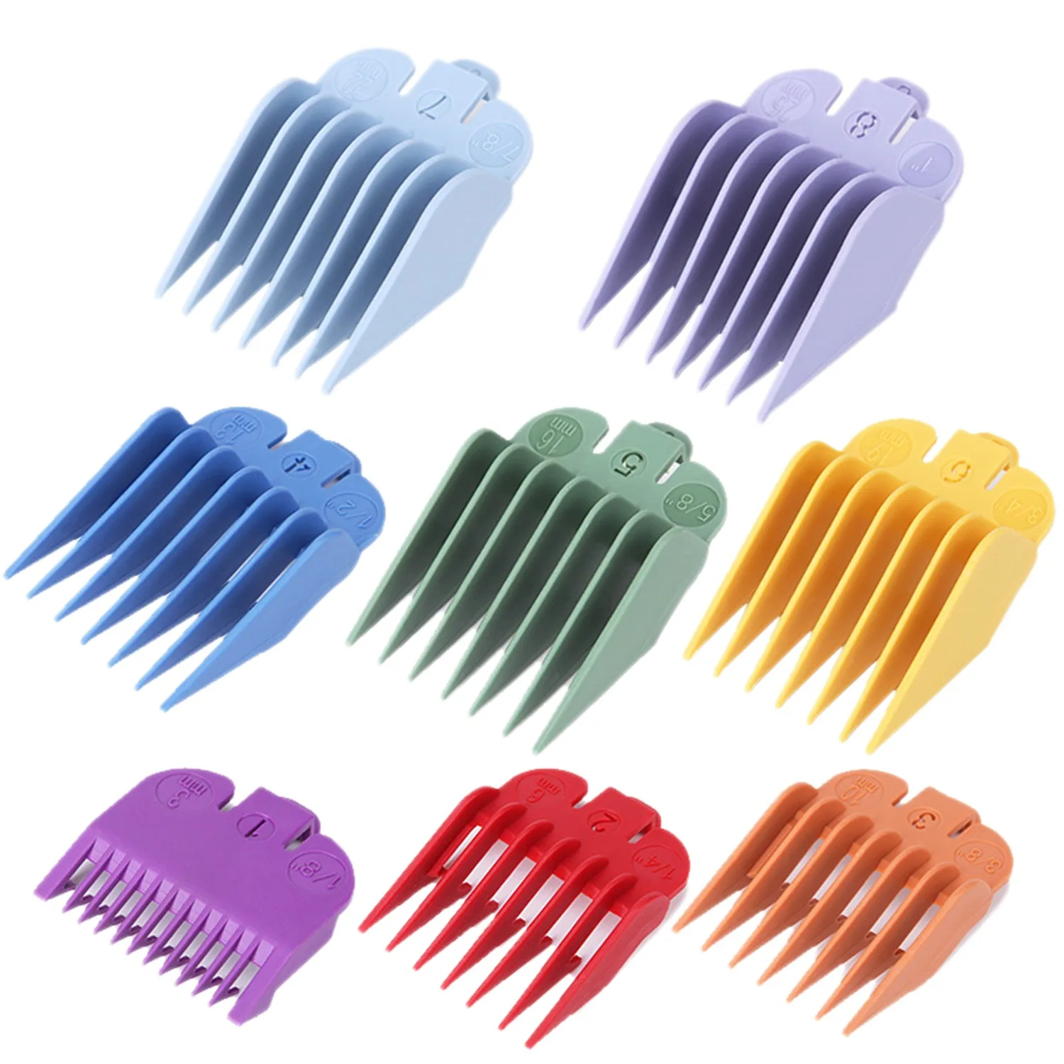 Professional Hair Clipper Replacement Sheath 8 Colors&Size Limit Comb Accessory Guide Comb, Suitable for Wahl Trimmers
Professional Hair Clipper Replacement Sheath 8 Colors&Size Limit Comb Accessory Guide Comb, Suitable for Wahl Trimmers