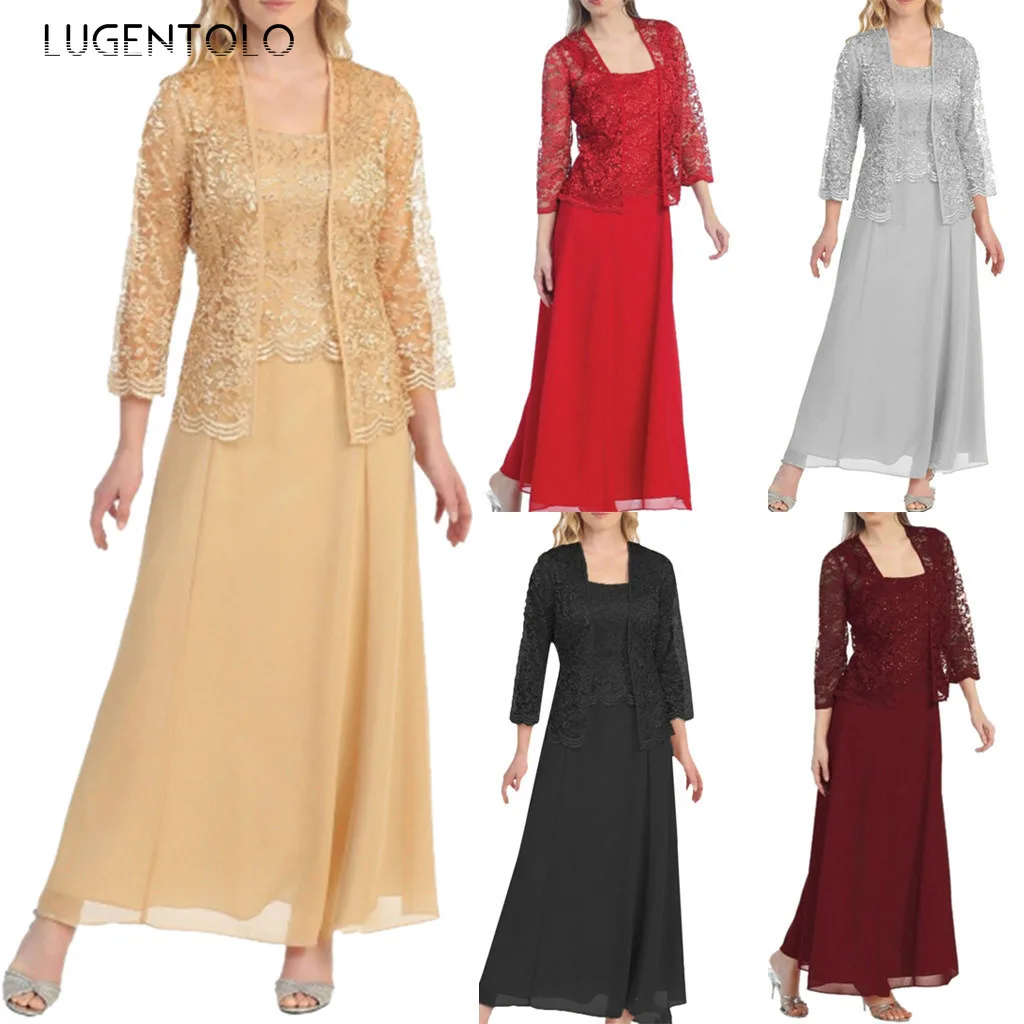 Платье принцессы, кружевной шифоновый кардиган, пуловер с длинным рукавом и круглым вырезом, вечерние платья, женское элегантное однотонное модное платье
Платье принцессы, кружевной шифоновый кардиган, пуловер с длинным рукавом и круглым вырезом, вечерние платья, женское элегантное однотонное модное платье