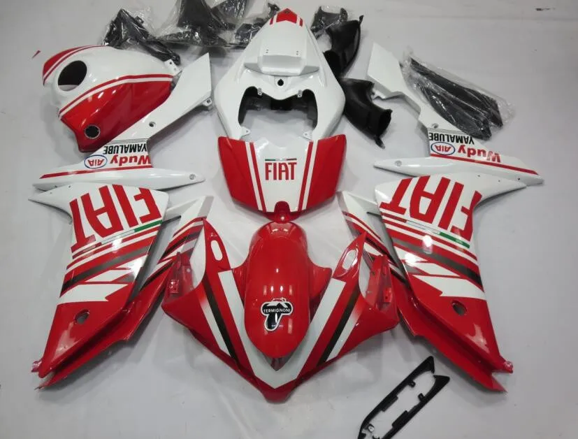Injection Mold New ABS Fairings Kit Fit for YAMAHA YZF-R1 2007 2008 07 08 R1 Bodywork Set Red FIAT + Tank cover
Injection Mold New ABS Fairings Kit Fit for YAMAHA YZF-R1 2007 2008 07 08 R1 Bodywork Set Red FIAT + Tank cover