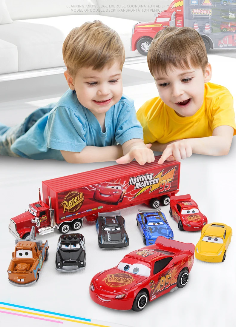 Original Disney Pixar Car 3 Lightning McQueen Jackson Storm Mack Uncle Truck Set 1:55 Diecast Metal Car Model Toy Christmas Gift
Original Disney Pixar Car 3 Lightning McQueen Jackson Storm Mack Uncle Truck Set 1:55 Diecast Metal Car Model Toy Christmas Gift