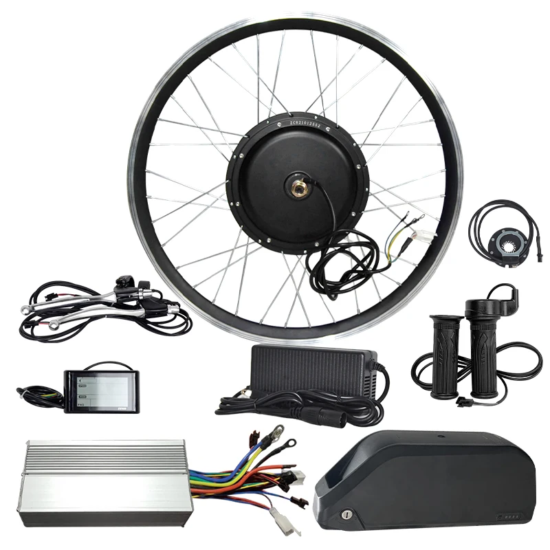 

New ebike conversion kit 1000w with battery lowest price electric bike spare parts High efficiency ebike conversion kit