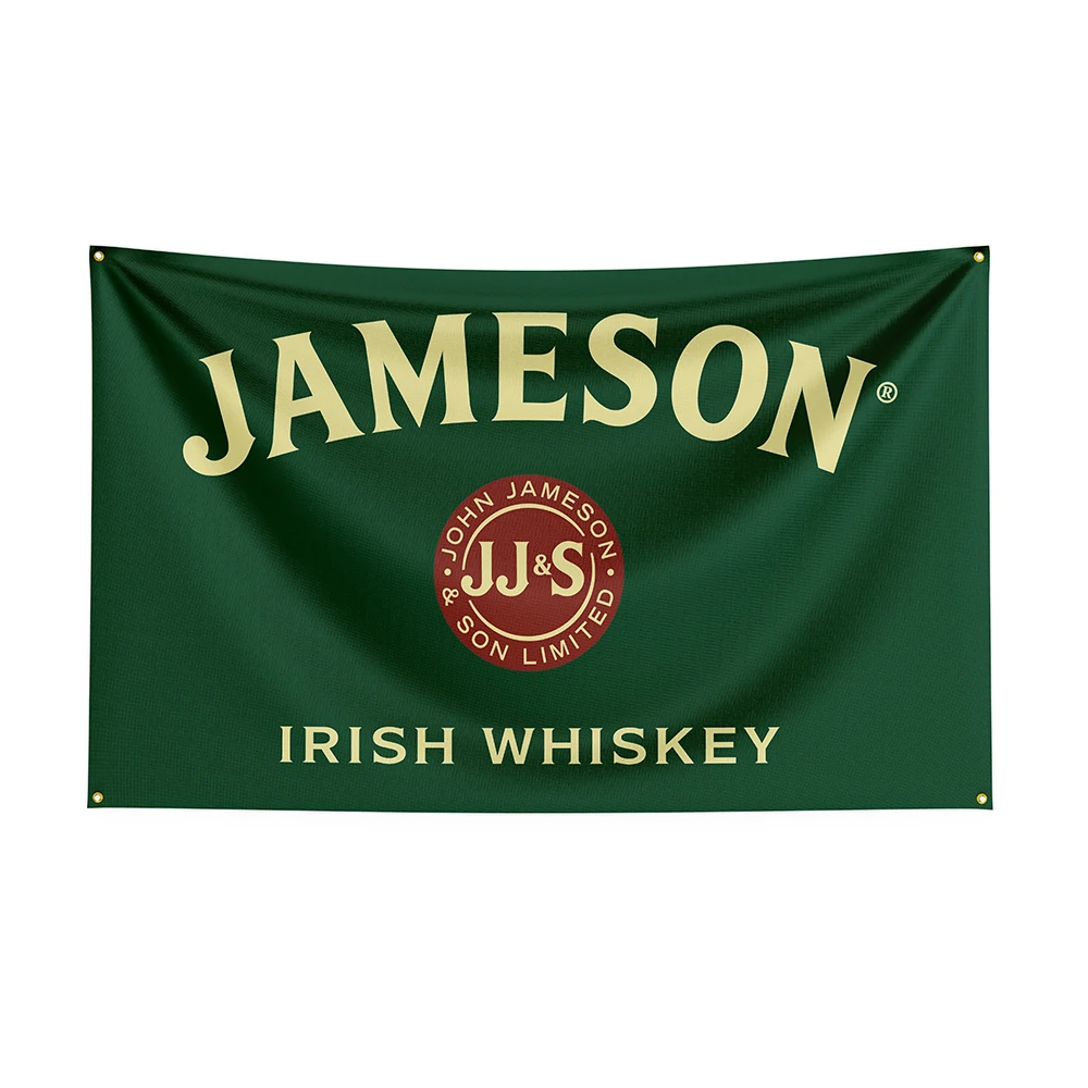 

90x50cm Jamesons Flag Polyester Printed Beer Banner For Decor ft Flag DecorFlag Banner For Decor