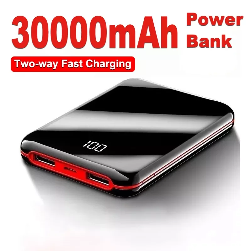 2023NEW Two-way Fast Charging Power Bank High Capacity 30000mAh Mini Charger Digital Display 2USB External Battery for iPhone Xi
2023NEW Two-way Fast Charging Power Bank High Capacity 30000mAh Mini Charger Digital Display 2USB External Battery for iPhone Xi