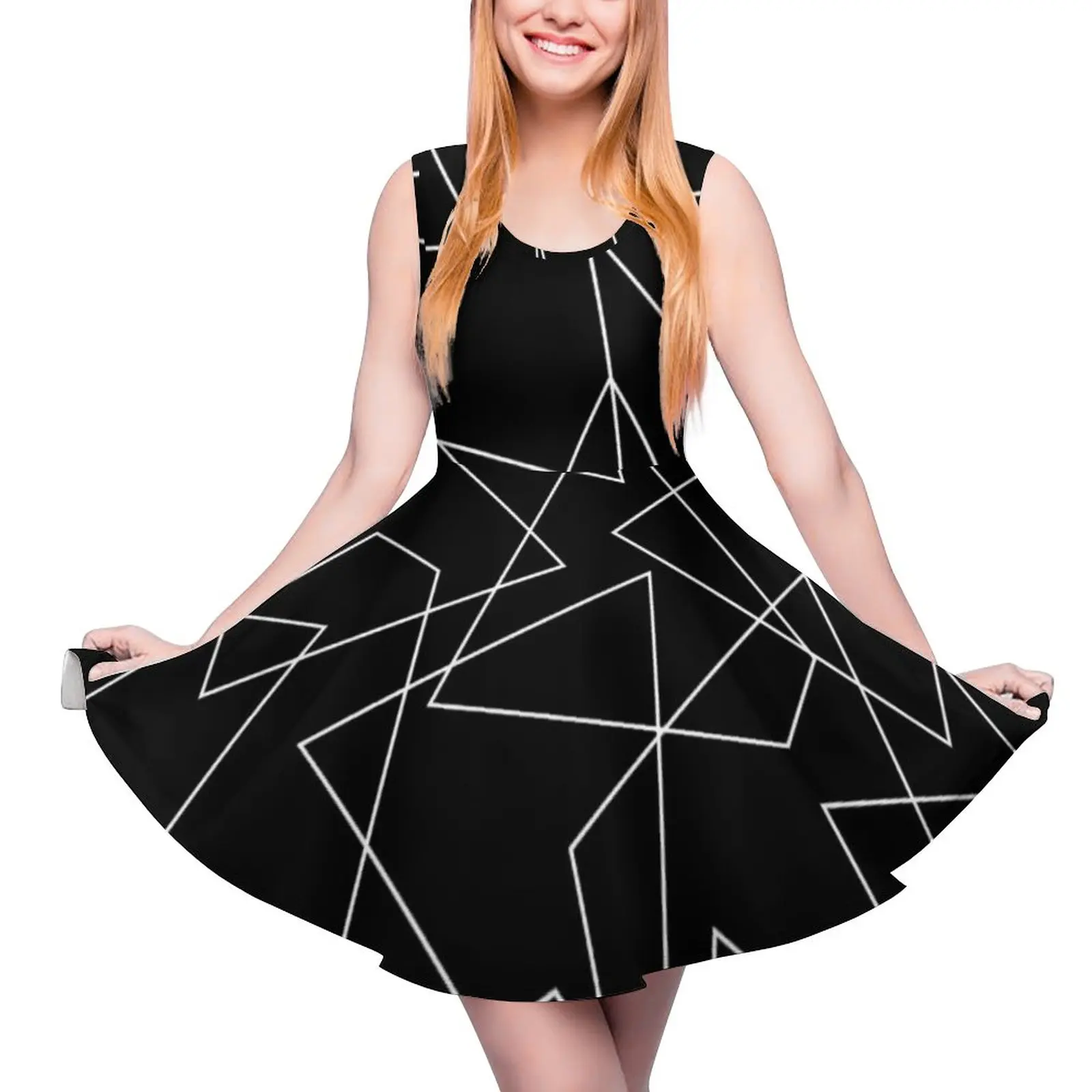 Abstract Geometry Dress White Line Print Boho Dresses High Waist Simple Oversize Skate Dress Female Trendy Clothes Big Size 5XL
Abstract Geometry Dress White Line Print Boho Dresses High Waist Simple Oversize Skate Dress Female Trendy Clothes Big Size 5XL