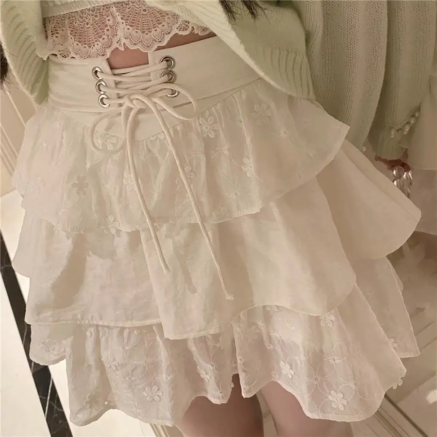 2023 Japanese Kawaii Sweet Mini Skirt Girl High Waist Skirt All-match Ballet Style Cake Skirt
2023 Japanese Kawaii Sweet Mini Skirt Girl High Waist Skirt All-match Ballet Style Cake Skirt