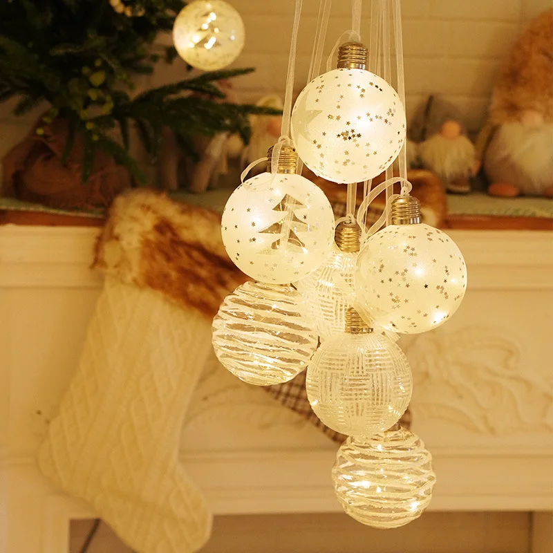 White Christmas Ball Fairy LED Lights Baubles Bedroom Living Room Garland Lamp Chain Home Wedding Garden Decor Party
White Christmas Ball Fairy LED Lights Baubles Bedroom Living Room Garland Lamp Chain Home Wedding Garden Decor Party