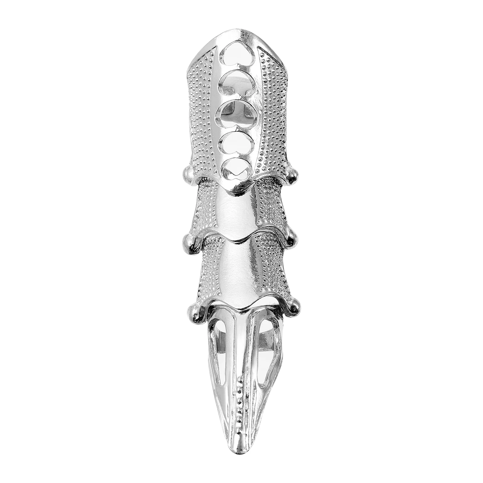 HAPPYYAMI Vintage Finger Ring Punk Style Cool Spiky Joint Ring Accessory Jewelry (Silver)
HAPPYYAMI Vintage Finger Ring Punk Style Cool Spiky Joint Ring Accessory Jewelry (Silver)